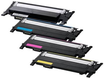 KATARIA 406 Color Toner Cartridges Compatible For Samsung CLT-K406S, CLT-C406S, CLT-M406S, CLT-Y406S For Use In CLX-3300, CLX-3305, CLX-3305FN, CLX-3305FW, CLX-3305W, SL-C460FW, Xpress C460FW, Xpress C460W, CLP-360, CLP-365, CLP-365W, SL-C410W, Xpress C410FW, Xpress C410W Printers Multi Color Ink Toner (Black) Black + Tri Color Combo Pack Ink Toner