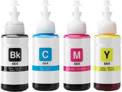printcart ink for L360 Multi-Function Ink Tank Colour Printer Tri-Color Ink Bottle