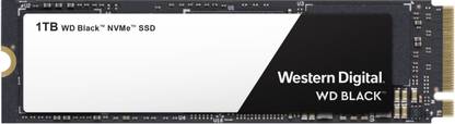 WD Black 1 TB Laptop, Desktop Black PCIe NVMe Internal Solid State Drive (SSD) (WDS100T2X0C)