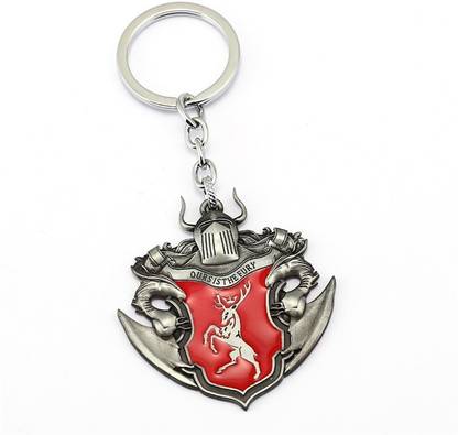 Optimus traders Game of Thrones Family crest House Baratheon - Ours is the Fury new Color 3D Key Chain