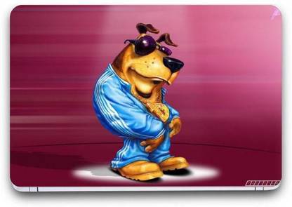 punix Dog Funny Exclusive Laptop Skin Sticker Decal Wallpaper (15 Inch x 10 Inch) 4295 Vinyl Laptop Decal 15.6 For Dell, Lenovo, HP, Apple, Asus High Quality HD Printed Vinyl Laptop Decal 15.6