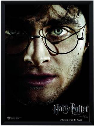 WB Official Licensed Harry Potter Deathly Hallows Part 1 Movie Poster A4 Frame Paper Print