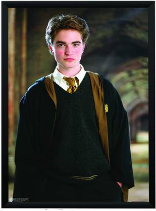 WB Official Licensed Harry Potter Cedric Diggory Robert Pattinson Poster A4 Frame Paper Print