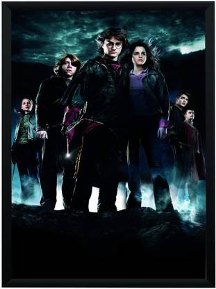 WB Official Licensed Harry Potter Goblet of Fire Movie Poster A4 Frame Paper Print