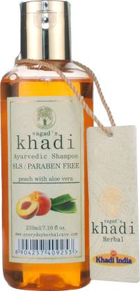 vagad's khadi Peach with Aloevera Shampoo