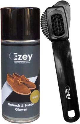 Ezey Nubuck & Suede Glower 150ml (Khaki) With Nubuck & Suede Brush Cleaner