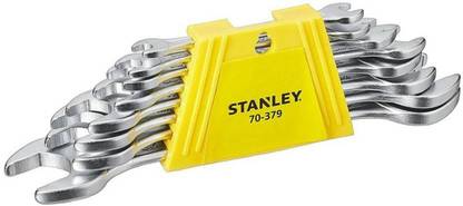 STANLEY 70-379E DOUBLE OPEN ENDED SPANNER SET Double Sided Open End Wrench