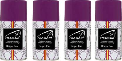 fragair Hesper Fun Refill Air Freshener Refills for Automatic Dispensers Hesper Fun Pack of 4 (250ml each)
