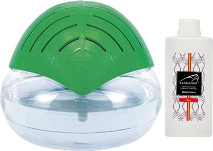 fragair Dove Diffuser Set Portable Room Air Purifier Aroma Diffuser with Essential Aroma Oil (500ml, Dove )