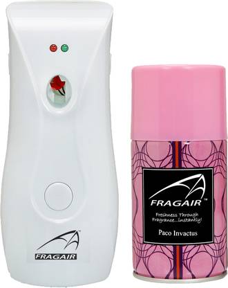 fragair Paco Infactus Automatic Spray CMK311 Automatic Spray Air Freshener Dispenser with 1 Refill 250 ml (Black Berry )