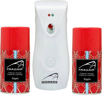 fragair Ripple Automatic Spray CMK311 Automatic Spray Air Freshener Dispenser with 2 Refill 250 ml (Ripple )