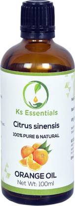 Ks Essentials 100% Pure Orange Oil ( Citrus sinensis ) (100 ml)