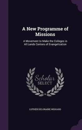 A New Programme of Missions