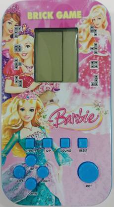 BVG Barbie Brick Game Video Game For Kids Small Size NA with Brick Game