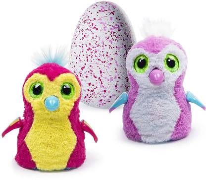 Hatchimals Hatching Egg - Interactive Creature - Penguala - Pink Egg by Spin Master