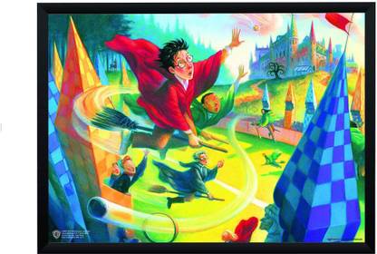 Official Licensed Harry Potter Quidditch Poster A3+ 13 x 19 Frame Paper Print