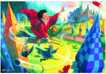 Official Licensed Harry Potter Quidditch Poster A3+ 13 x 19 inches Paper Print