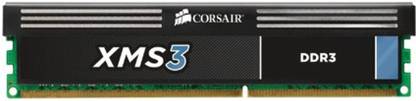 Corsair Dominator DDR3 4 GB (Single Channel) PC (Memory CMX4GX3M1A1600C9 XMS3 4GB (1x4GB) DDR3 1600 MHz (PC3 12800) Desktop Memory 1.65V)