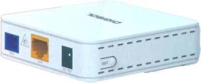 DIGISOL GEPON ONU Router 2.4 GHz 1.25 Mbps Wifi Speed Single Band Internal Antenna Ethernet (Cable Broadband)