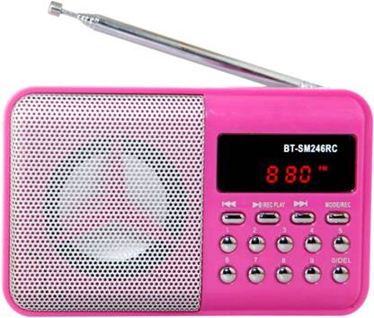 OYD BT- SM246 Fm Radio with Digital Display support recording , USB Pendrive, Aux in FM Radio