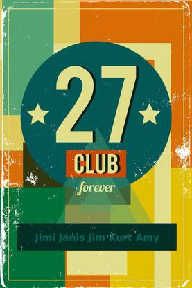 27 Club Forever Rock | Wall Art Poster Fine Art Print