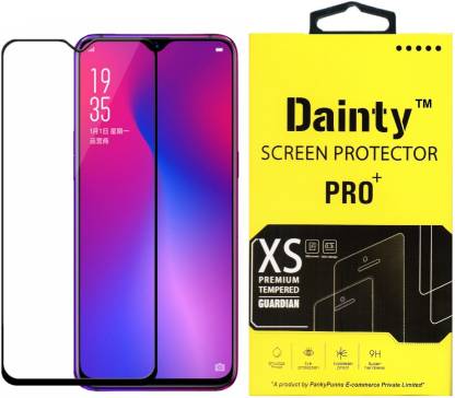Dainty Edge To Edge Tempered Glass for Oppo F9, OPPO F9 Pro, Realme 2 Pro, Realme U1, Realme 3 Pro