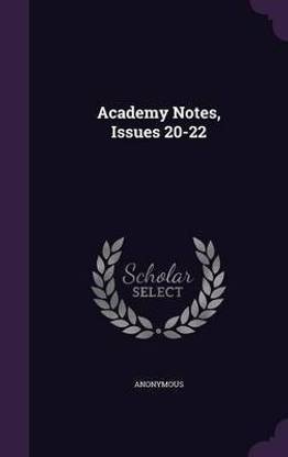 Academy Notes, Issues 20-22