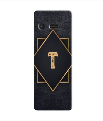 pinaaki Back Cover for Jio Lyf F50 - Alphabet T