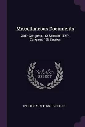 Miscellaneous Documents