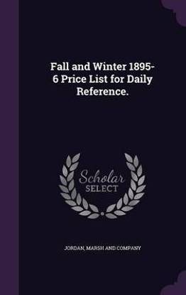 Fall and Winter 1895-6 Price List for Daily Reference.