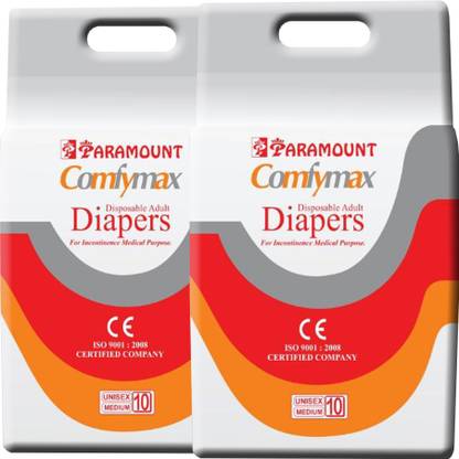 Paramount Comfymax Premium Adult Diapers - M