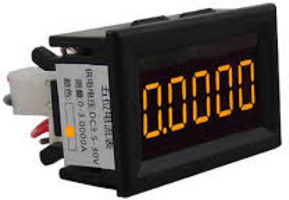 KitsGuru Yellow LED 5 Digit DC 0-4.3000-33.000V Digital Voltmeter Voltage Meter Car Panel Voltmeter