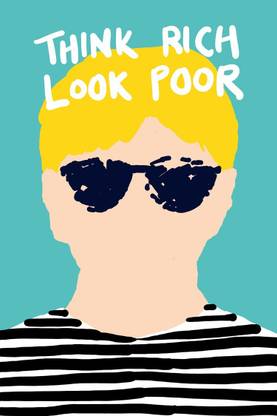 Think Rich Andy Warhol Quote | Wall Art Poster Fine Art Print