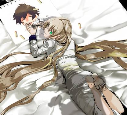 Athah Anime Blood Blockade Battlefront Mary Macbeth 13*19 inches Wall Poster Matte Finish Paper Print