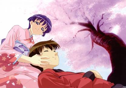Athah Anime Ai Yori Aoshi Aoi Sakuraba Kaoru Hanabishi 13*19 inches Wall Poster Matte Finish Paper Print