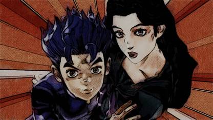 Athah Anime Jojo's Bizarre Adventure Koichi Hirose Yukako Yamagishi 13*19 inches Wall Poster Matte Finish Paper Print