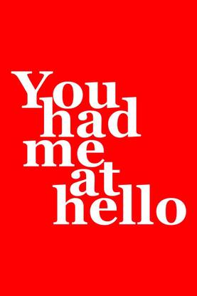 You Had Me At Hello Jerry Maguire | Wall Art Poster Fine Art Print
