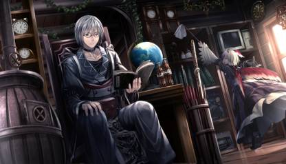 Athah Anime Touhou Rinnosuke Morichika Tokiko 13*19 inches Wall Poster Matte Finish Paper Print