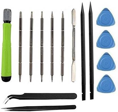 PagKis Opening Tools And Repair Set For Iphone And Mac Book Devices With Esd Safe Tweezer Set, Plastic / Metal Spudger And Opening Picks Precision Screwdriver Set