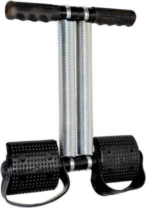 Shopeleven Ab Tummy Trimmer With Double Steel Spring (Black) Ab Exerciser