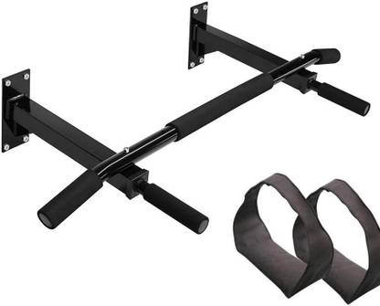Protoner Wall Mounting Chin Up Bar and Ab Strap Combo Multi-training Bar