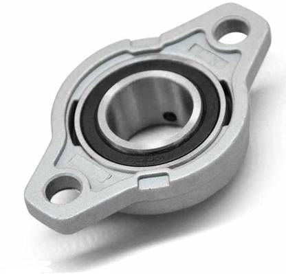 INVENTO 4Pcs FL004 20mm Self Aligning Flange Pillow Block Ball Bearing - Robotics/CNC Wheel Bearing