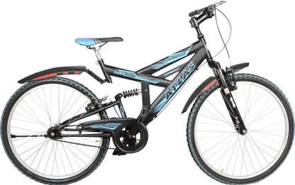 ATLAS Bomber DS 26 Inches Single Speed Black & Blue 26 T (inch) Mountain Cycle