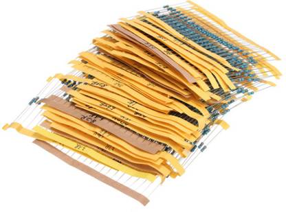 KitsGuru 150 Pcs 30 Values Assorted 1/4W Mix Resistor Pack Fixed Resistor