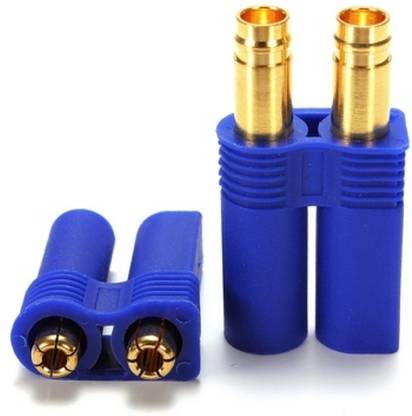 KitsGuru (1 Pair) 5mm EC5 Bullet Connector Male + Female Plugs Adapters Battery Losi Interconnect Electronic Hobby Kit