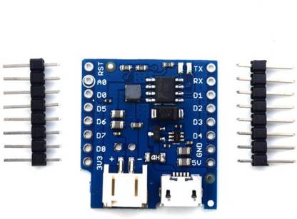 KitsGuru Battery Shield For WeMos D1 mini single lithium battery Charging & Boost Micro Controller Board Electronic Hobby Kit