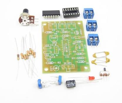 KitsGuru ICL8038 Monolithic Function Signal Generator Module DIY Kit Sine Square Triangle Educational Electronic Hobby Kit