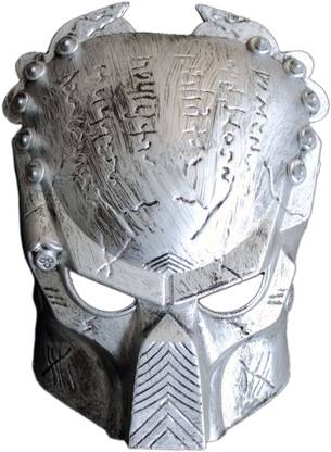 Tootpado Predator Face Mask Halloween Props - Silver (2FNS170) Party Mask