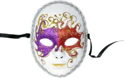Tootpado Carnival Face Mask Dance Props - White (2FNS185) Party Mask