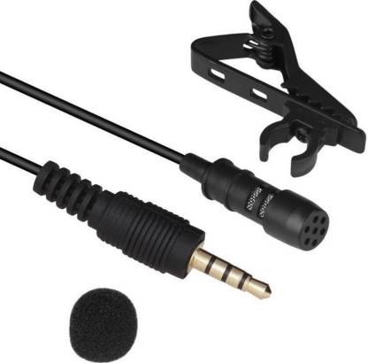 PADRAIG 3.5mm Clip Microphone For Youtube | Collar Mike for Voice Recording | Lapel Mic Mobile, PC, Laptop, Android Smartphones Microphone